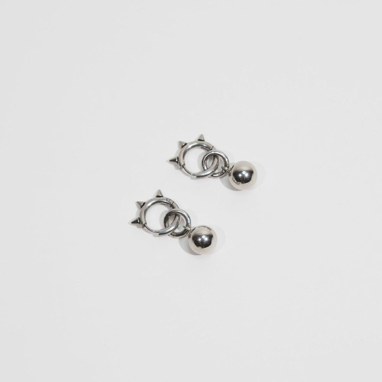 Boucle d'oreille en acier inoxydable