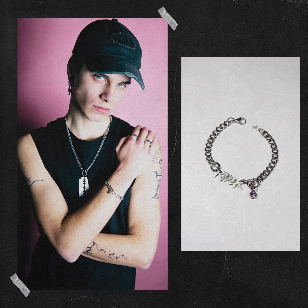 bracelet en acier inoxydable strass rouge. Bijoux y2k. Bijoux punk. Bijoux rock. Bijoux glam rock. Bijoux grunge. Bracelets Y2K. Bracelets punk. Bracelets rock. Bracelets glam rock. Bracelets grunge. Bracelets made in France. Bracelet pour homme