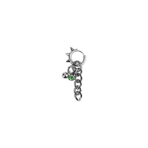 Boucle d'oreille en acier inoxydable, avec strass/diamant. Bijoux y2k. Bijoux punk. Bijoux rock. Bijoux glam rock. Bijoux grunge. Boucles d'oreilles Y2K. Boucles d'oreilles punk. Boucles d'oreilles rock. Boucles d'oreilles glam rock. Boucles d'oreilles grunge. Boucles d'oreille pour homme. Bijoux pour homme. Bijoux made in France. Bijoux Paris. Bijoux goth.