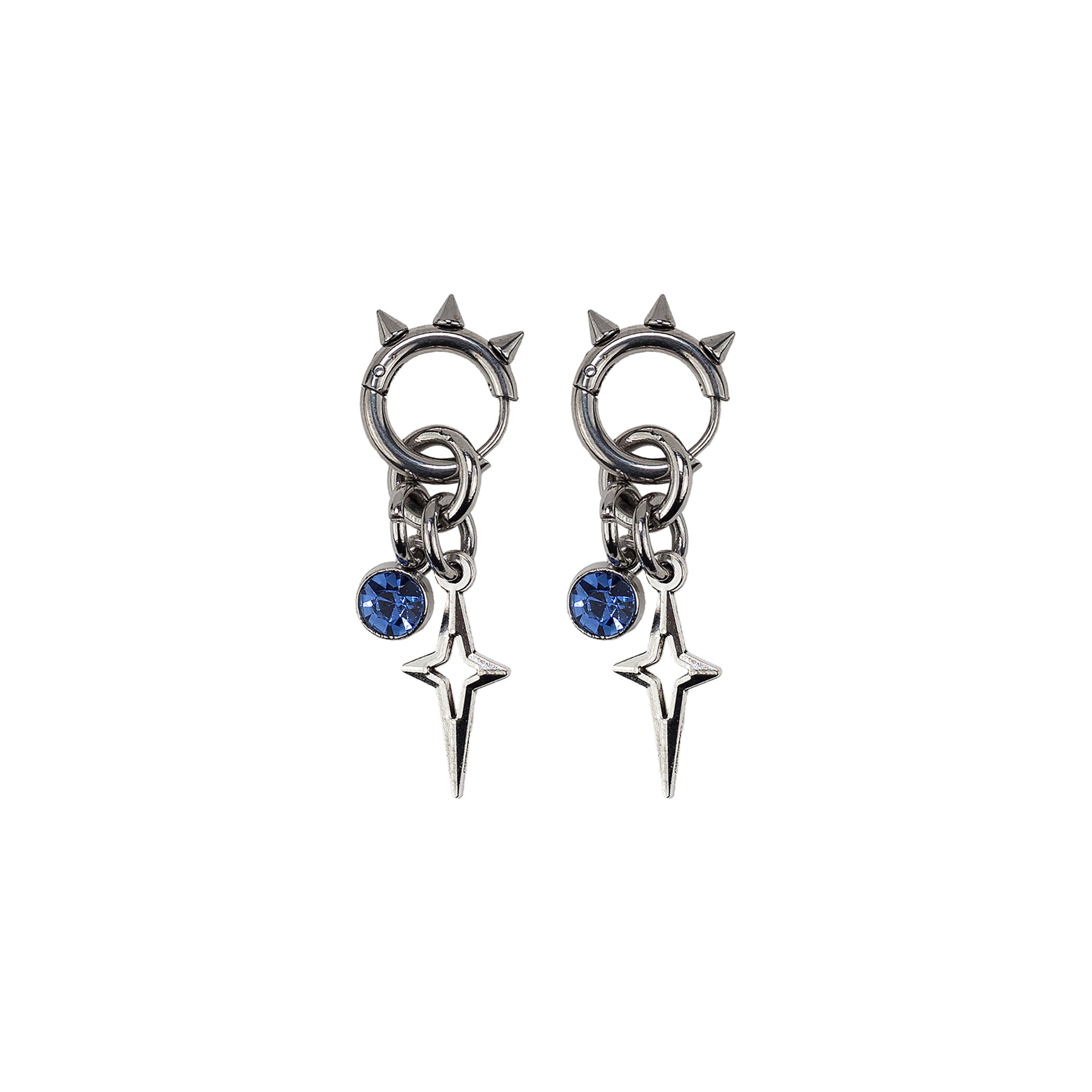 boucle d'oreille punk en acier inoxydable strass bleu ciel. Bijoux y2k. Bijoux punk. Bijoux rock. Bijoux glam rock. Bijoux grunge. Boucles d'oreilles Y2K. Boucles d'oreilles punk. Boucles d'oreilles rock. Boucles d'oreilles glam rock. Boucles d'oreilles grunge.