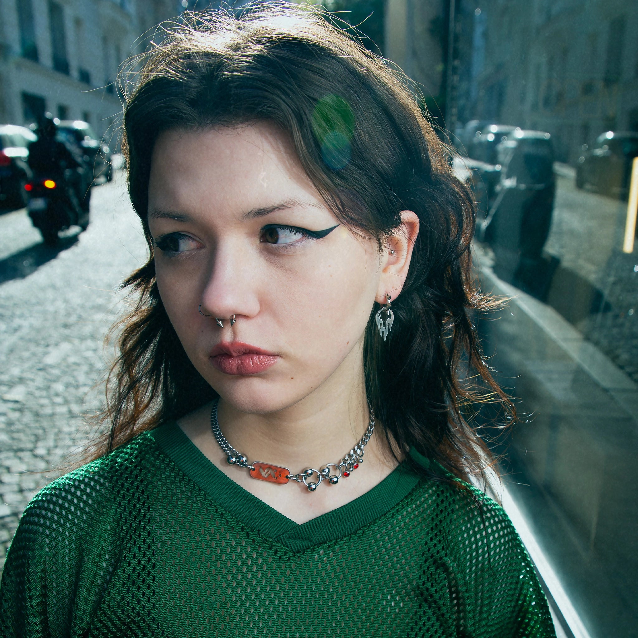 boucle d'oreille en acier inoxydable. Bijoux y2k. Bijoux punk. Bijoux rock. Bijoux glam rock. Bijoux grunge. Boucles d'oreilles Y2K. Boucles d'oreilles punk. Boucles d'oreilles rock. Boucles d'oreilles glam rock. Boucles d'oreilles grunge. Boucles d'oreille made in France. Bijoux alternatif.