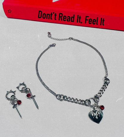 Boucles d'oreille en acier inoxydable strass rouge. Bijoux y2k. Bijoux punk. Bijoux rock. Bijoux glam rock. Bijoux grunge. Boucles d'oreilles Y2K. Boucles d'oreilles punk. Boucles d'oreilles rock. Boucles d'oreilles glam rock. Boucles d'oreilles grunge.