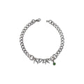 bracelet en acier inoxydable strass vert. Bijoux y2k. Bijoux punk. Bijoux rock. Bijoux glam rock. Bijoux grunge. Bracelets Y2K. Bracelets punk. Bracelets rock. Bracelets glam rock. Bracelets grunge. Bijoux alt. Bracelet alt. Bijoux alternatif. Bijoux Goth. Bracelet homme. Bijoux homme.