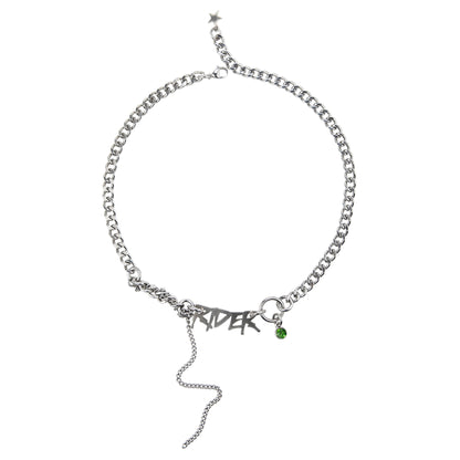 collier en acier inoxydable. Bijoux y2k. Bijoux punk. Bijoux rock. Bijoux glam rock. Bijoux grunge. Colliers Y2K. Colliers pour homme. Colliers pour femme.