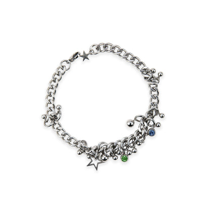 bracelet en acier inoxydable strass rouge. Bijoux y2k. Bijoux punk. Bijoux rock. Bijoux glam rock. Bijoux grunge. Bracelets Y2K. Bracelets punk. Bracelets rock. Bracelets glam rock. Bracelets grunge. Bracelets made in France. Bracelet pour homme