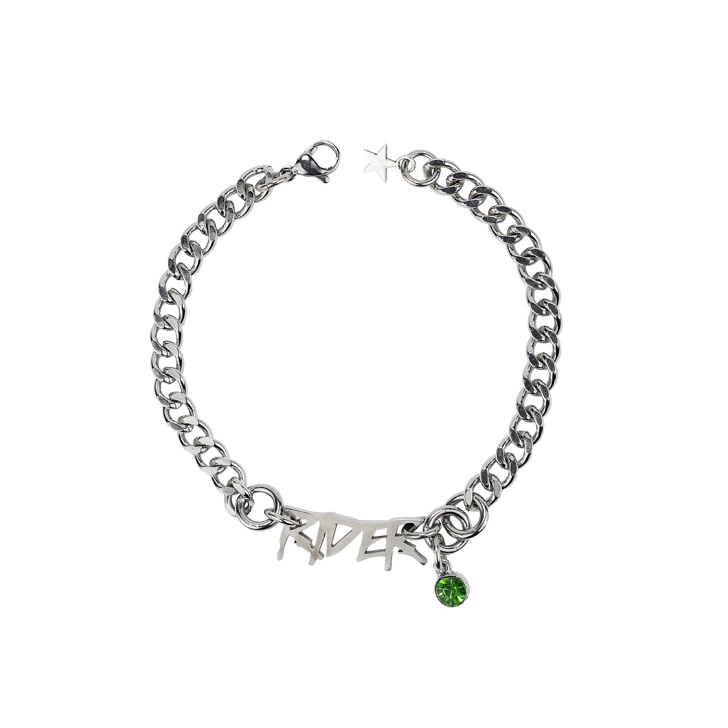 bracelet en acier inoxydable strass vert. Bijoux y2k. Bijoux punk. Bijoux rock. Bijoux glam rock. Bijoux grunge. Bracelets Y2K. Bracelets punk. Bracelets rock. Bracelets glam rock. Bracelets grunge.