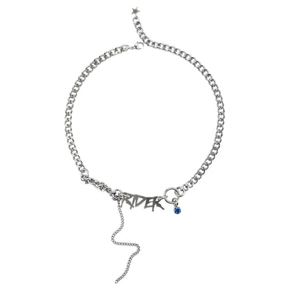 collier en acier inoxydable. Bijoux y2k. Bijoux punk. Bijoux rock. Bijoux glam rock. Bijoux grunge. Colliers Y2K. Colliers pour homme. Colliers pour femme.