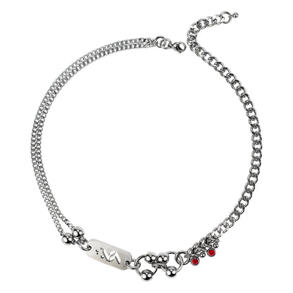 Bijoux en acier inoxydable. Collier en acier inoxydable. Bijoux y2k. Bijoux punk. Bijoux rock. Bijoux glam rock. Bijoux grunge. Colliers Y2K. Colliers punk. Colliers rock. Colliers glam rock. Colliers grunge. Collier made in France. Bijoux made in France. Collier pour homme. Collier techno.